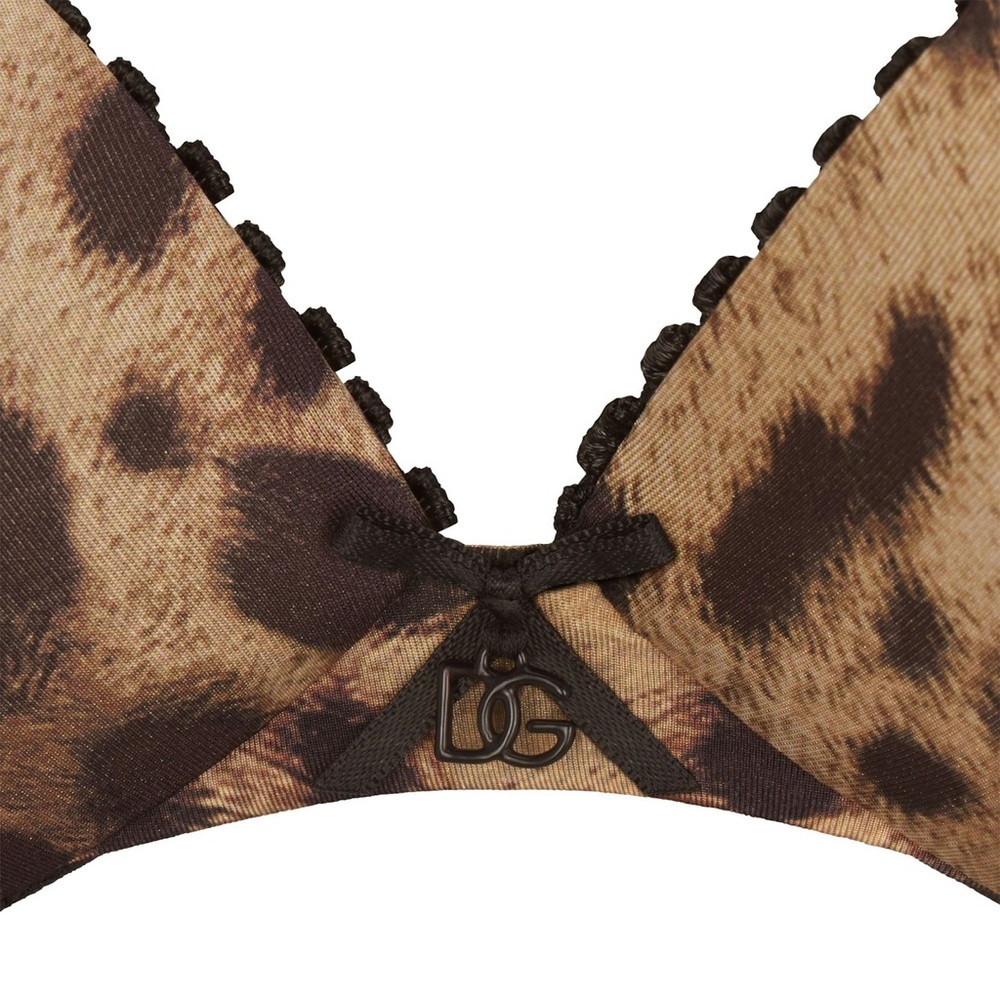 DOLCE & GABBANA x SKIMS gabbylultimate teardrop push up bra leopard new in box - Picture 2 of 8